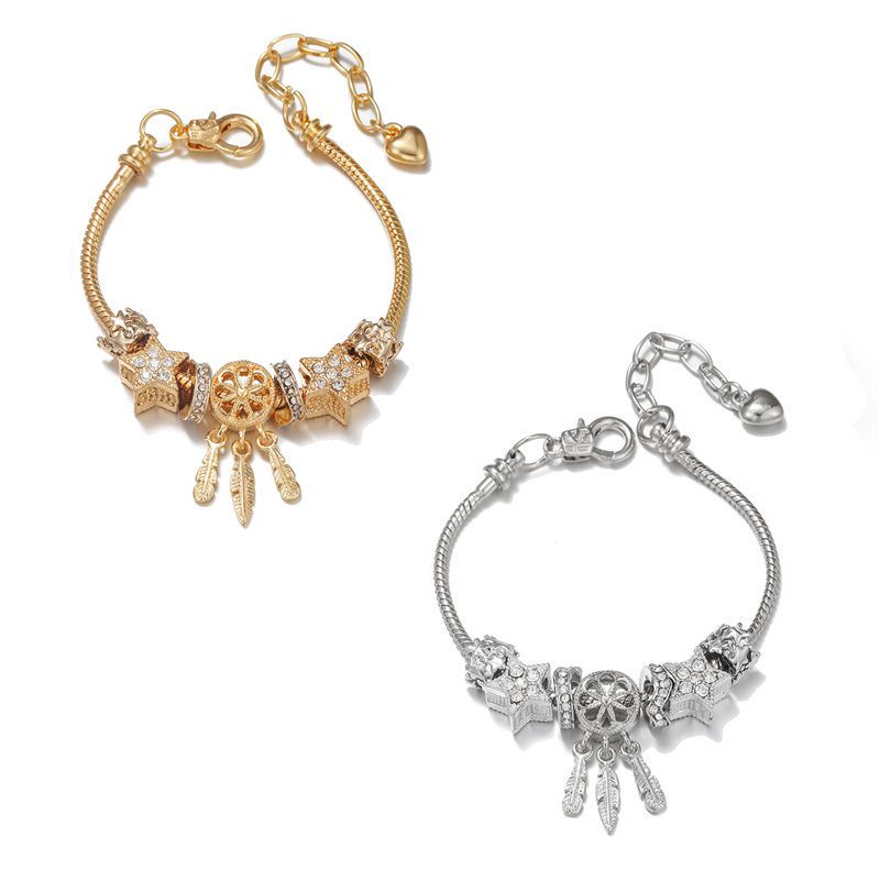 Dreamcatcher Charm Bracelet in 925 Sterling Silver