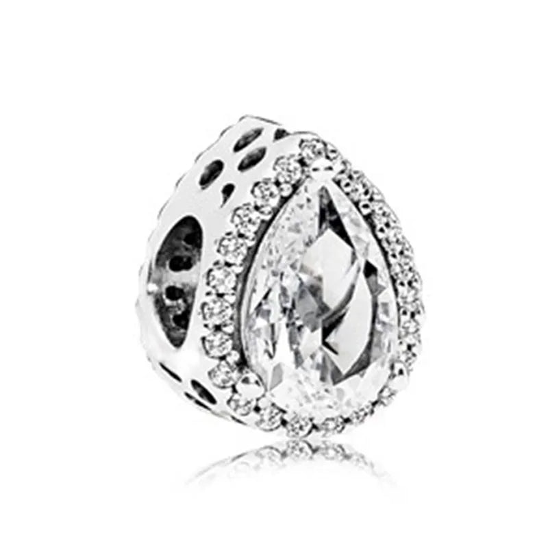 Elegant Round Charm Set in 925 Silver – Hearts, Stars & Flowers