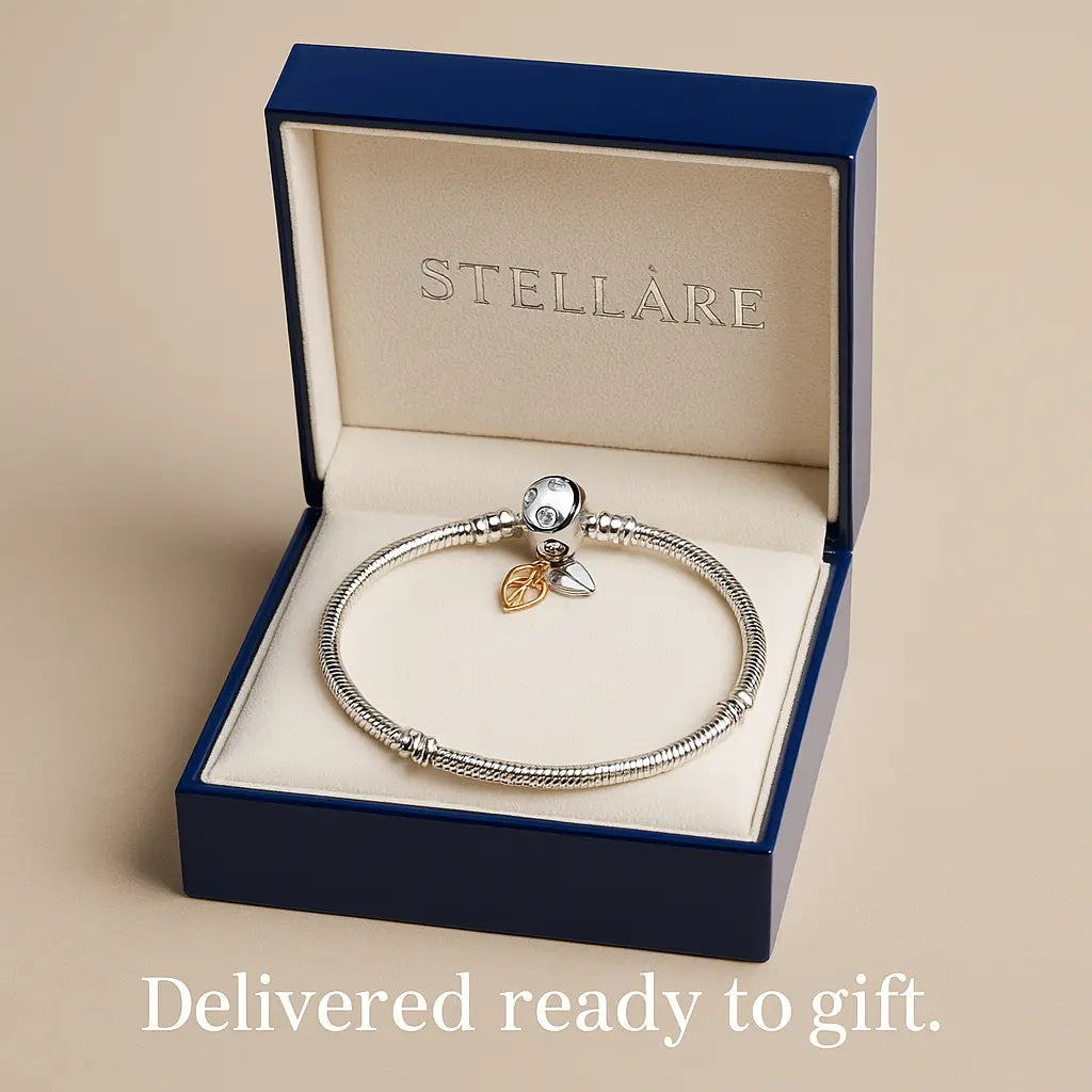 Zirconia Clasp Rose Drop Bracelet Stellare
