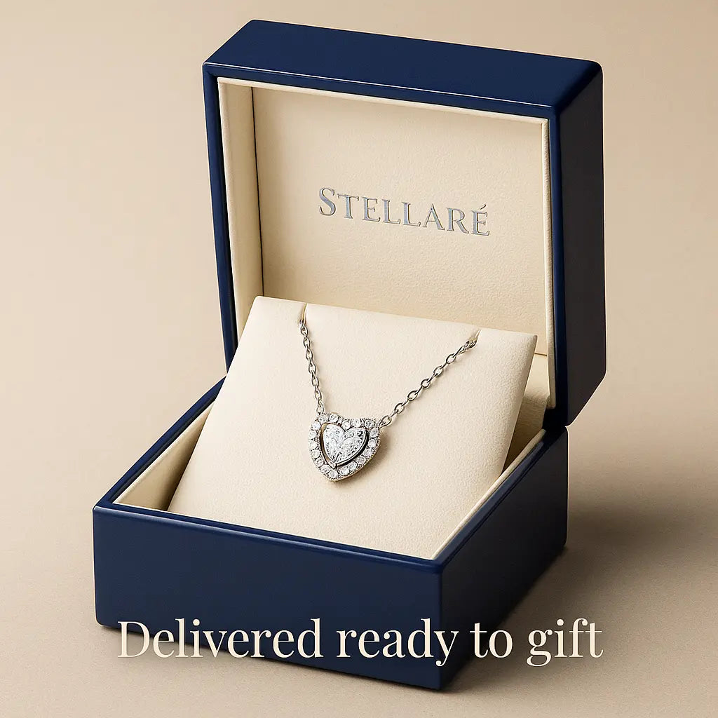 Brilliant Heart Necklace in 925 Silver