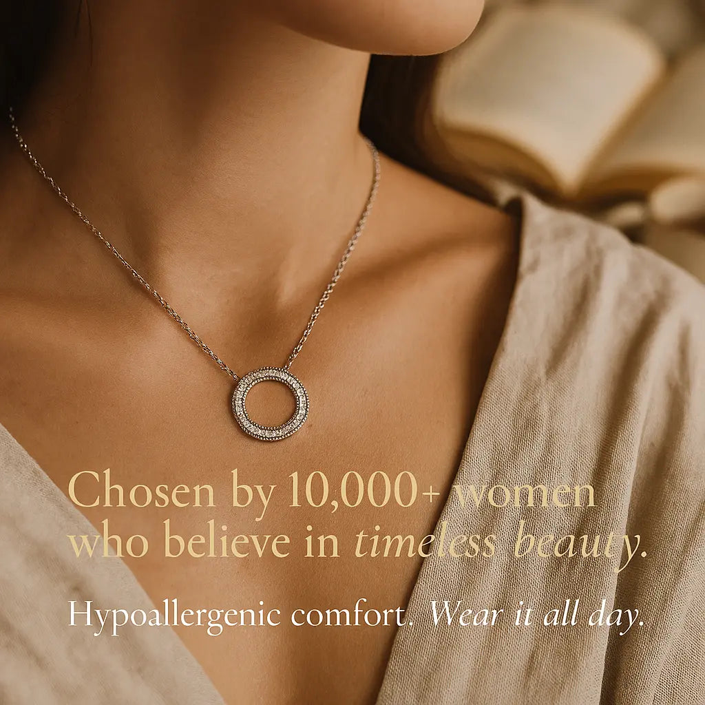 Circle of Love Necklace in 925 Silver