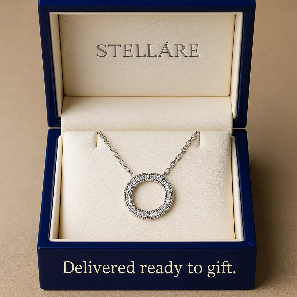 Circle of Love Necklace in 925 Silver