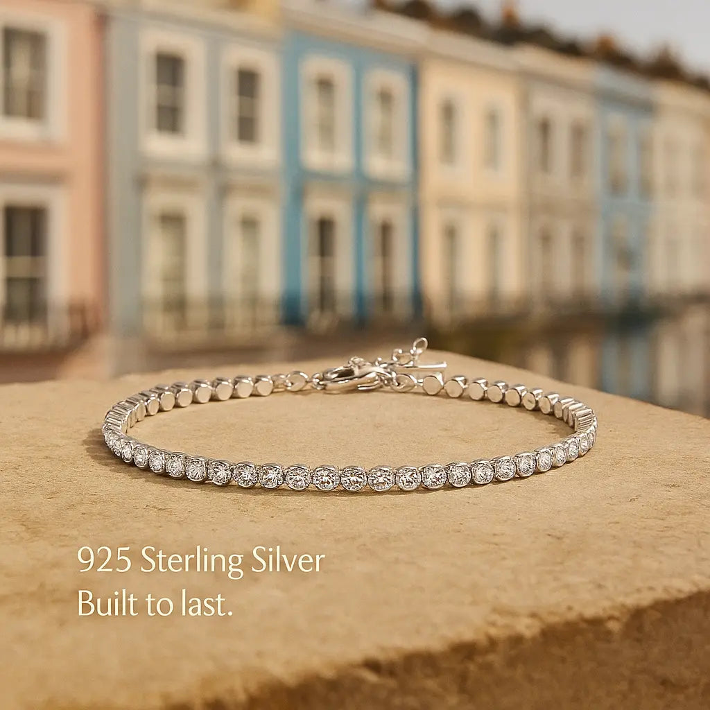 Zirconia Brilliance Bracelet in 925 Silver