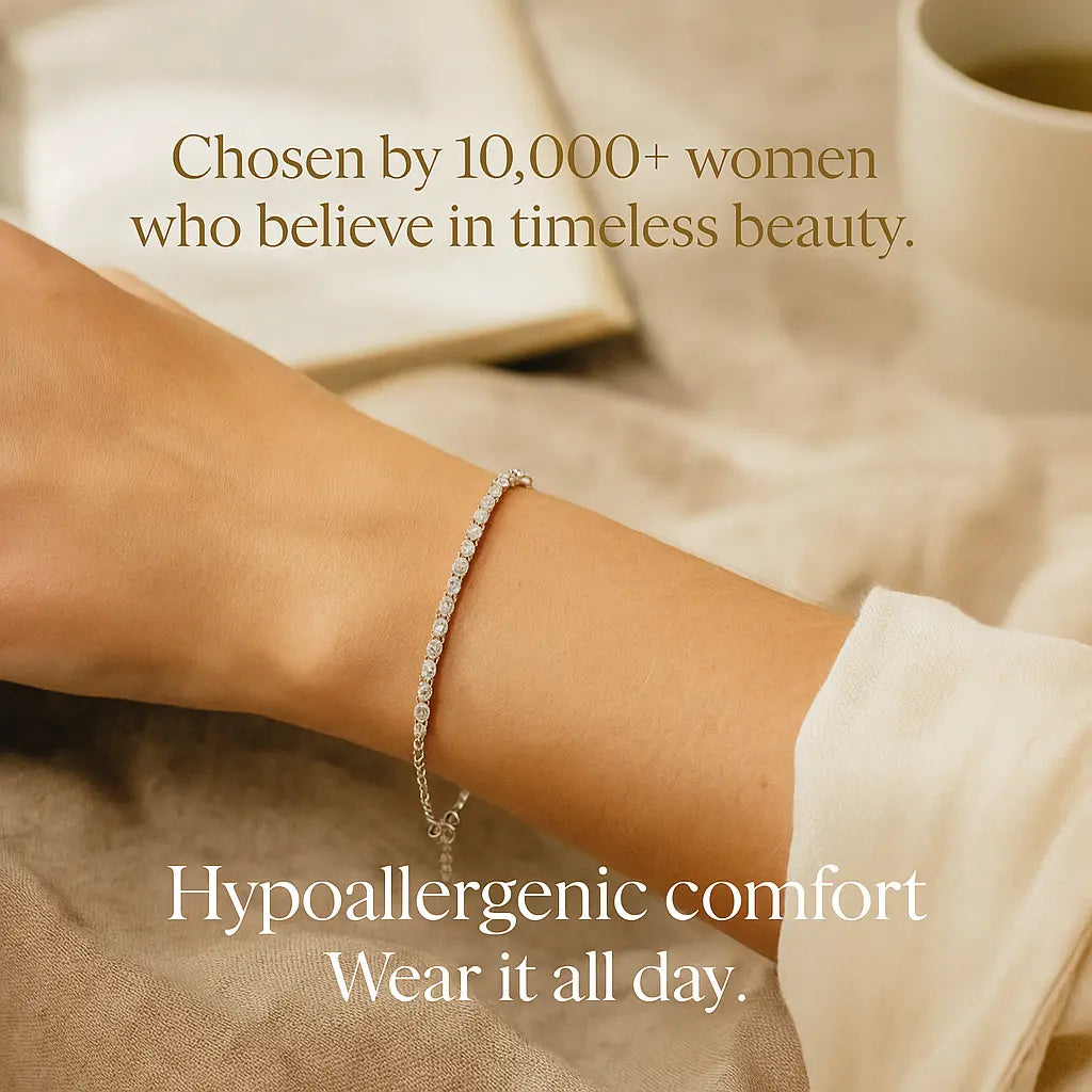 Zirconia Brilliance Bracelet in 925 Silver