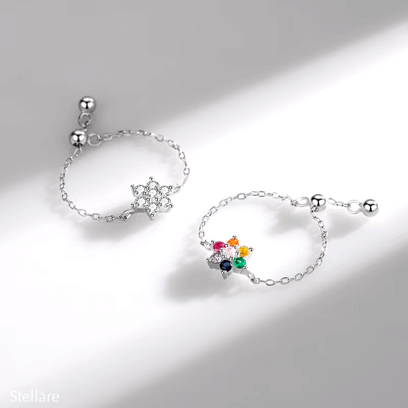 Chain Rings Collection in 925 Silver