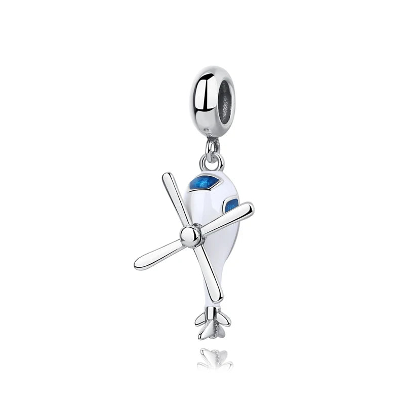 Travel Moments Charm Set in 925 Sterling Silver