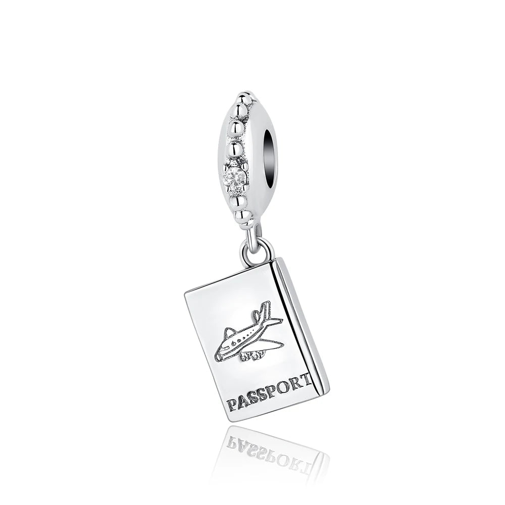 Travel Moments Charm Set in 925 Sterling Silver