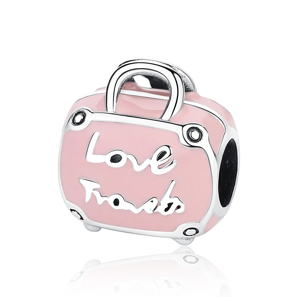 Travel Moments Charm Set in 925 Sterling Silver