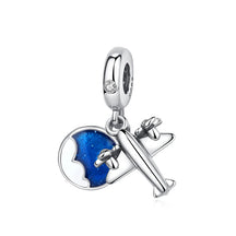 Travel Moments Charm Set in 925 Sterling Silver