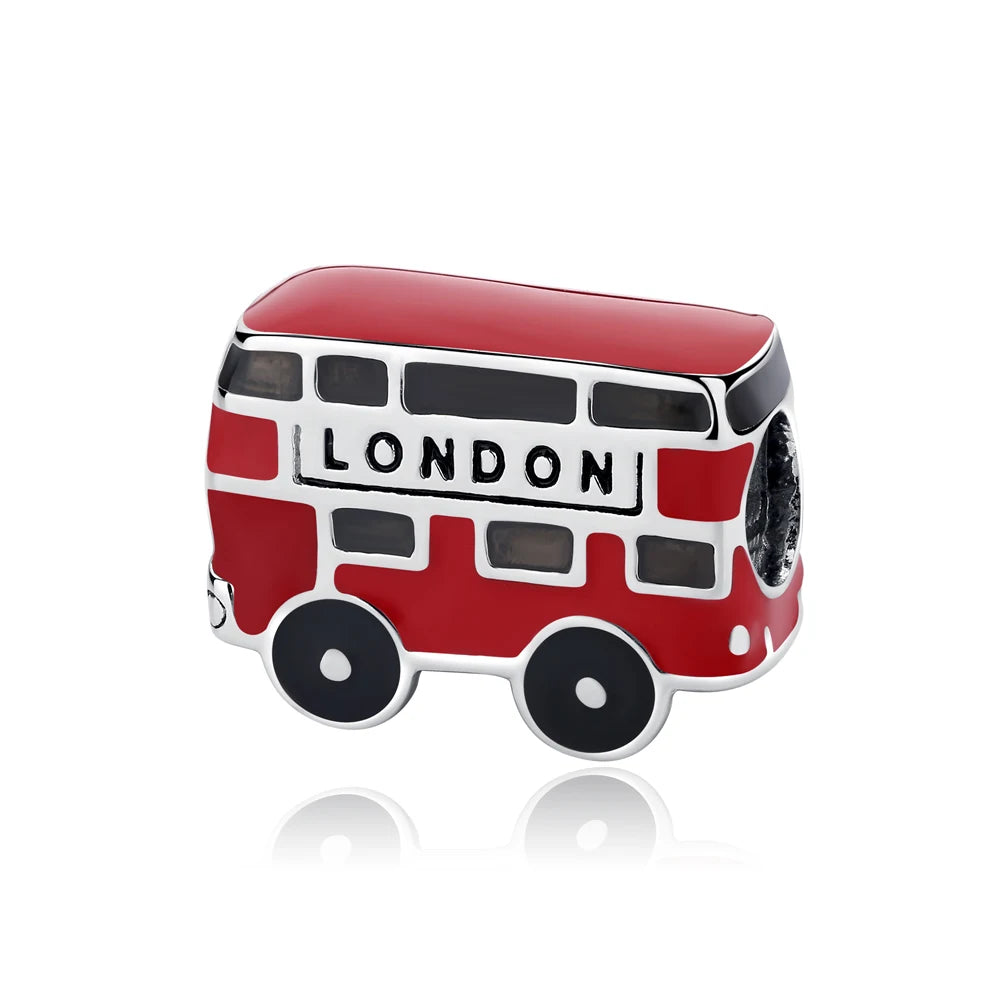 Travel Moments Charm Set in 925 Sterling Silver