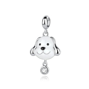 Pet Love Charm Set in 925 Sterling Silver – Paw Prints & Companions