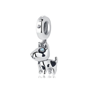 Pet Love Charm Set in 925 Sterling Silver – Paw Prints & Companions