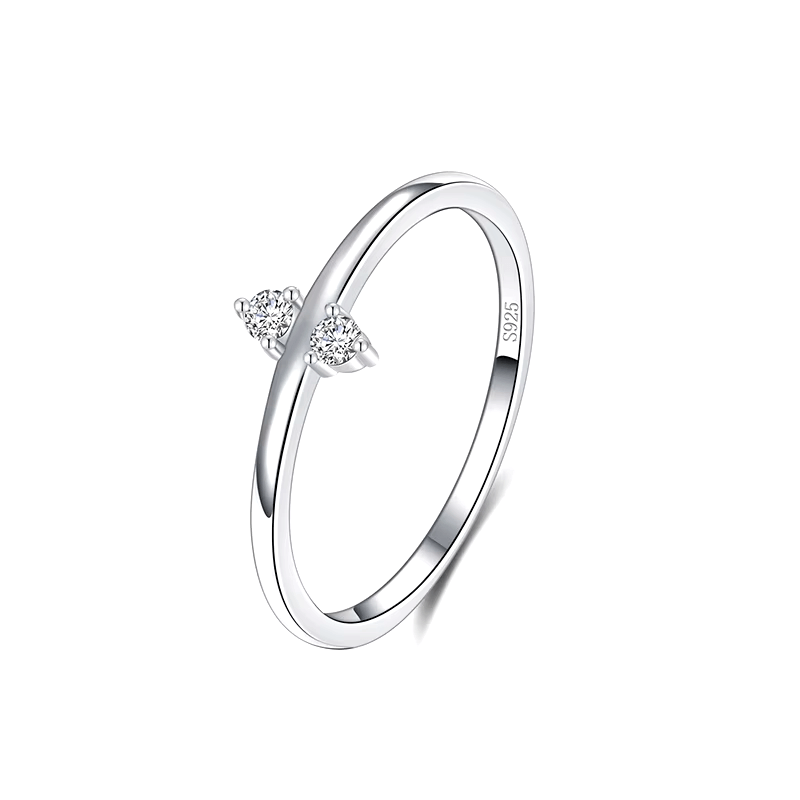 Nature's Grace Ring Collection in 925 Silver.