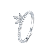 Nature's Grace Ring Collection in 925 Silver.