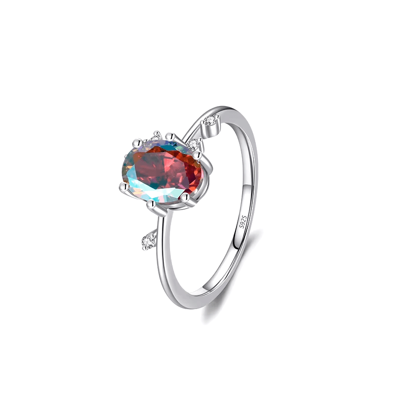 Rainbow Rings Collection in 925 Silver