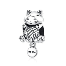 Pet Love Charm Set in 925 Sterling Silver – Paw Prints & Companions