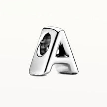 925 Sterling Silver Alphabet Charm Beads – A to Z Initials