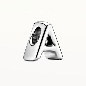 925 Sterling Silver Alphabet Charm Beads – A to Z Initials