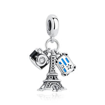 Travel Moments Charm Set in 925 Sterling Silver