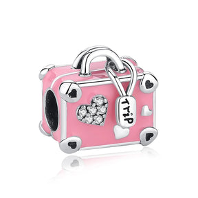 Travel Moments Charm Set in 925 Sterling Silver