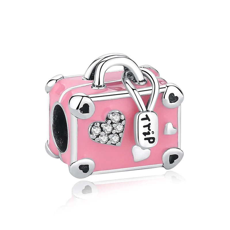 Travel Moments Charm Set in 925 Sterling Silver