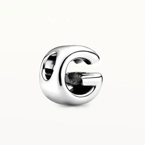 925 Sterling Silver Alphabet Charm Beads – A to Z Initials