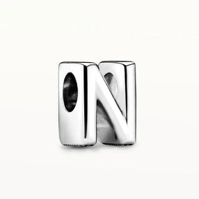 925 Sterling Silver Alphabet Charm Beads – A to Z Initials