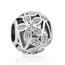 Elegant Round Charm Set in 925 Silver – Hearts, Stars & Flowers