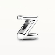 925 Sterling Silver Alphabet Charm Beads – A to Z Initials