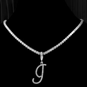 Initial Tennis Pendant Silver 925 Stellare