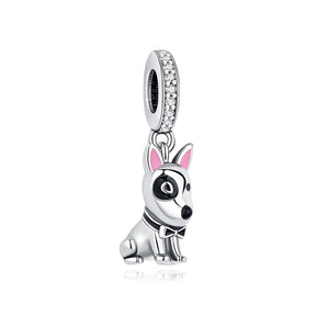 Pet Love Charm Set in 925 Sterling Silver – Paw Prints & Companions