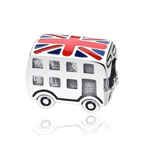 Travel Moments Charm Set in 925 Sterling Silver