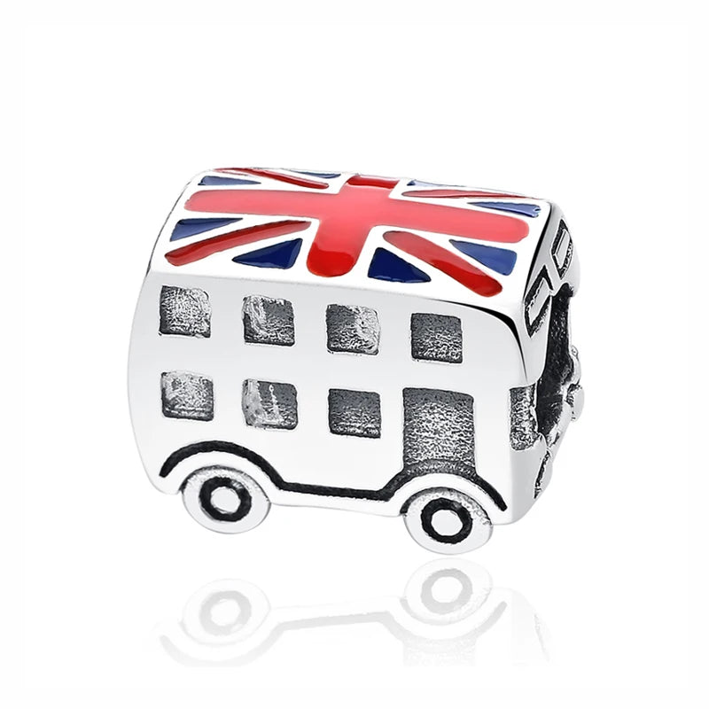 Travel Moments Charm Set in 925 Sterling Silver