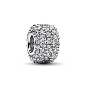 Elegant Round Charm Set in 925 Silver – Hearts, Stars & Flowers