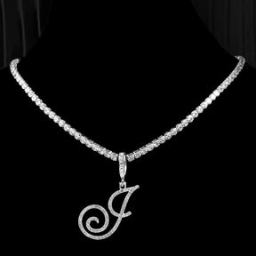 Initial Tennis Pendant Silver 925 Stellare