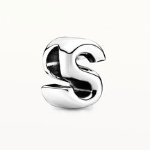 925 Sterling Silver Alphabet Charm Beads – A to Z Initials