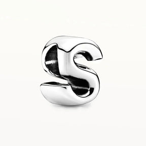 925 Sterling Silver Alphabet Charm Beads – A to Z Initials