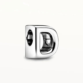 925 Sterling Silver Alphabet Charm Beads – A to Z Initials