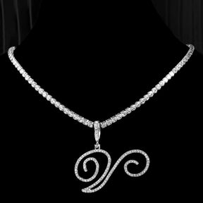 Initial Tennis Pendant Silver 925 Stellare