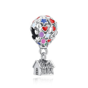 Travel Moments Charm Set in 925 Sterling Silver