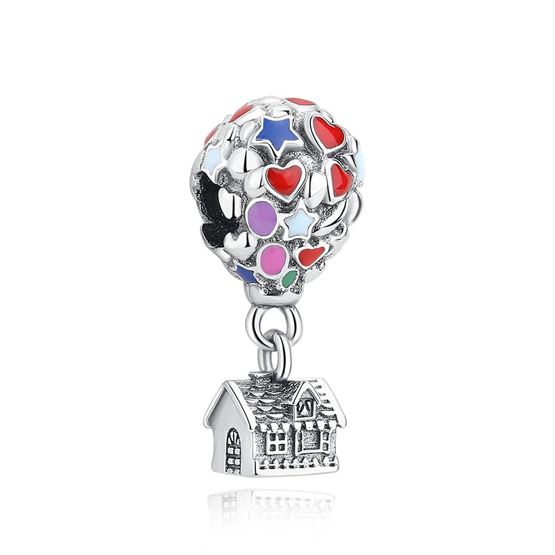 Travel Moments Charm Set in 925 Sterling Silver
