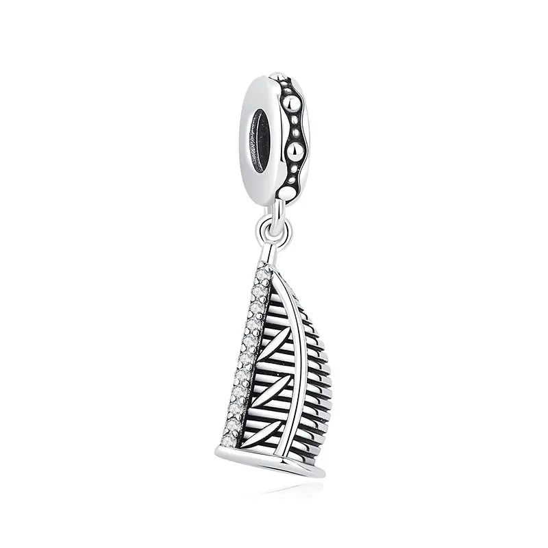 Travel Moments Charm Set in 925 Sterling Silver