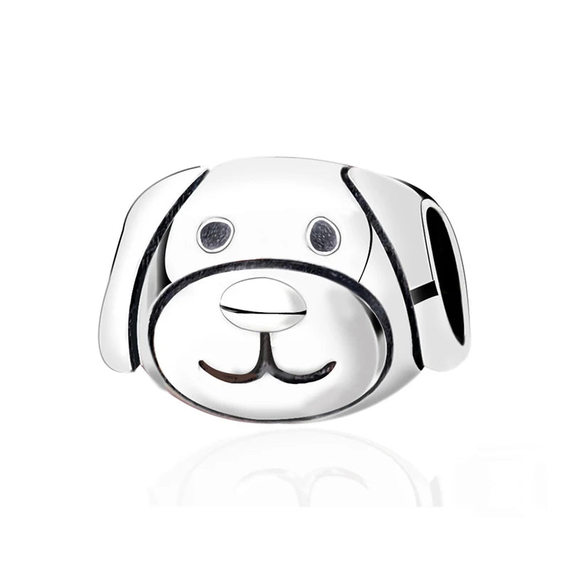 Pet Love Charm Set in 925 Sterling Silver – Paw Prints & Companions