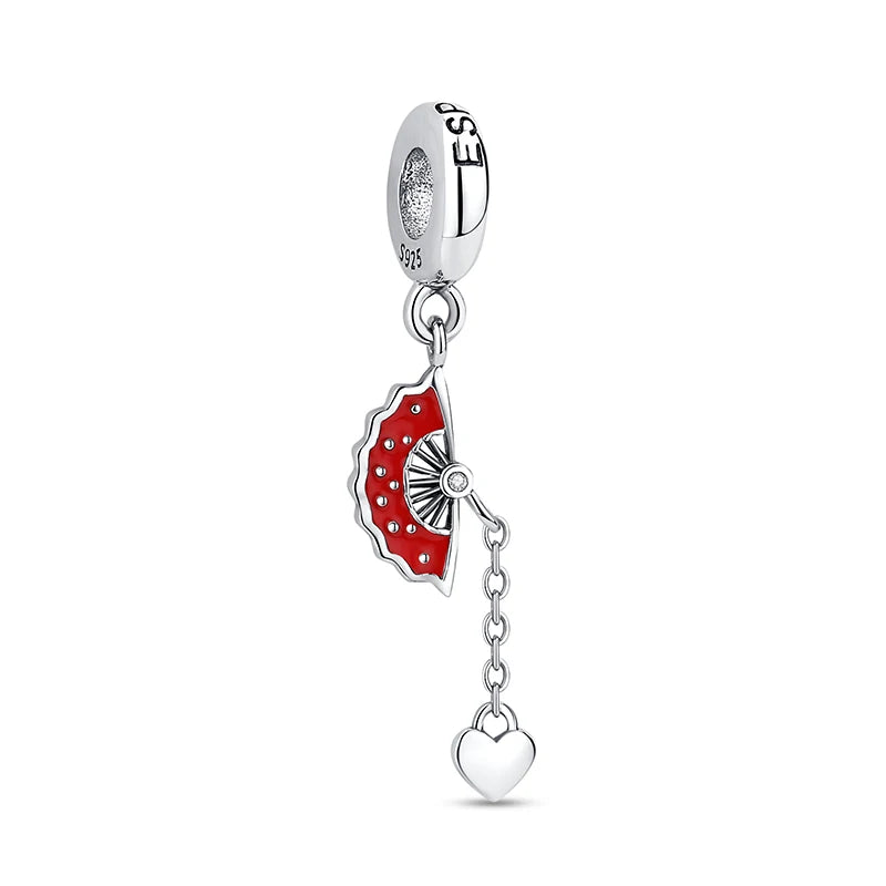 Travel Moments Charm Set in 925 Sterling Silver