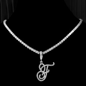 Initial Tennis Pendant Silver 925 Stellare