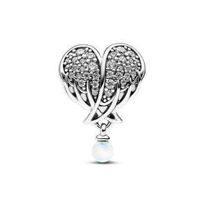 Elegant Round Charm Set in 925 Silver – Hearts, Stars & Flowers