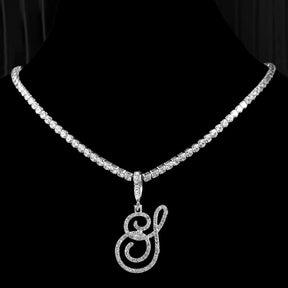 Initial Tennis Pendant Silver 925 Stellare