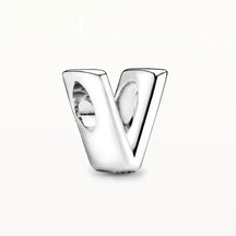925 Sterling Silver Alphabet Charm Beads – A to Z Initials