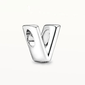 925 Sterling Silver Alphabet Charm Beads – A to Z Initials