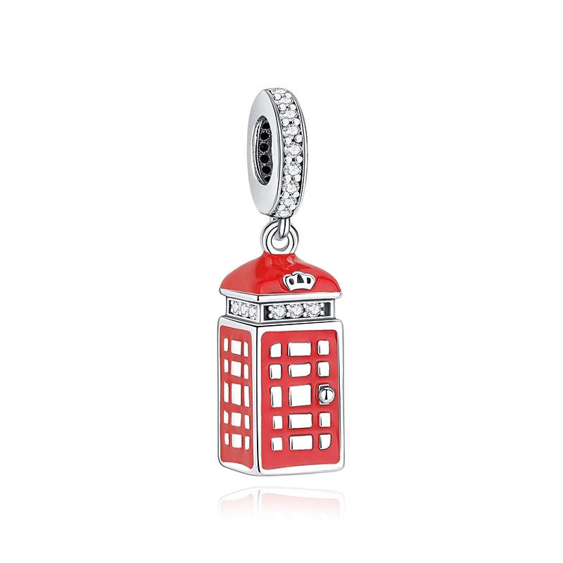 Travel Moments Charm Set in 925 Sterling Silver